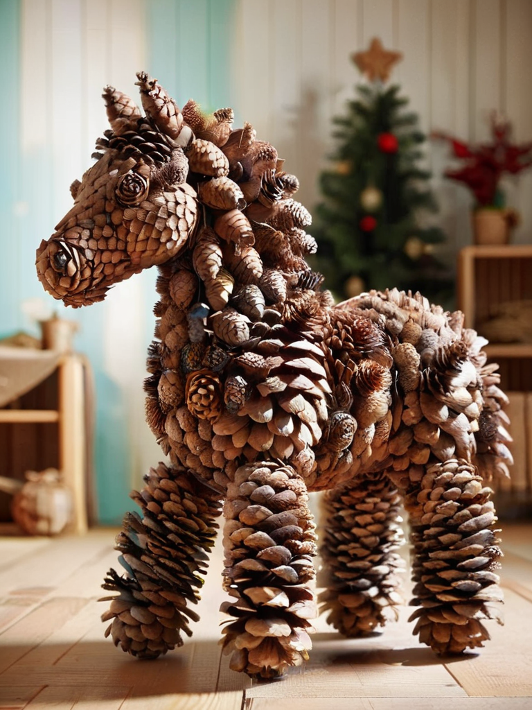 ral-pinecone, a horse <lora:ral-pinecone-sdxl:1>