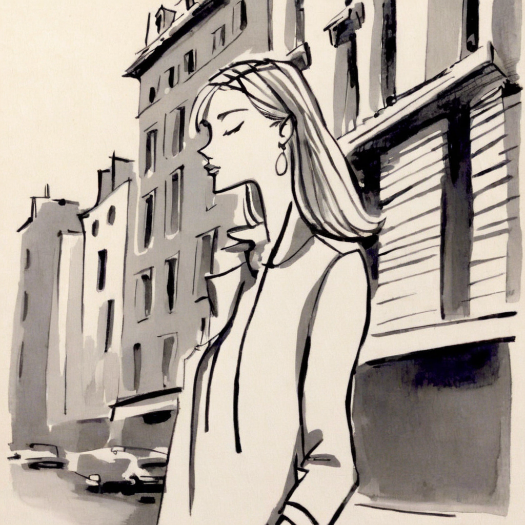 drawix23  girl in city,  very detailed<lora:drawix23:0.8>