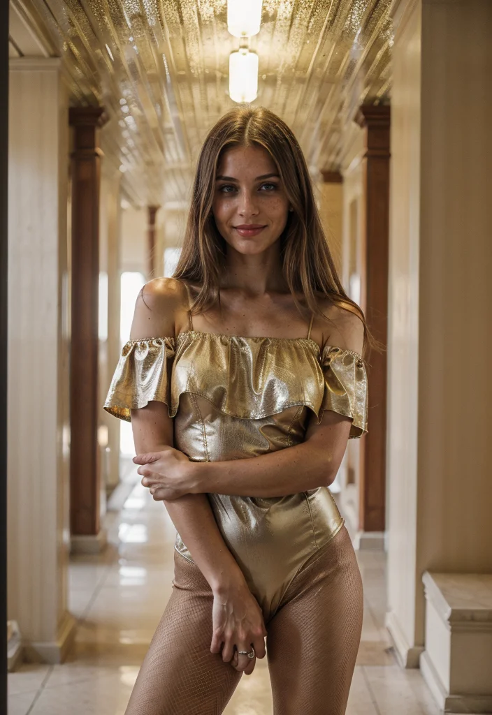 [ng_deepnegative_v1_75t:0.95] (smiling, white:1.2) Girls-Next-Door_Michelle (Photograph of Zorka HorvatinÄiÄ in A venue full of marble and gold detailing with reflective flooring, wearing low-rise tights and off-shoulder shirt, wedge cut haircut:1.3)
<lora:skin_slider_v10:0.5><lora:detailSliderALT:1.5><lora:epiCRealismHelper:1>
<lora:IGInfluencerV1:0.6> IG_Model <lora:add_detail:-0.5> Style-DA
<lora:HD Horizon v1_0:0.6>  <lora:lyco_humans_v10:0.6> Girls-Next-Door_Michelle
PA7_Photo <lora:SDXLrender_v2.0:0.3> epiCPhoto  0001SRGoodPictureV3 <lora:Background Detail Enhanced_Si_v3.0:0.8> OverallDetail <lora:ReaPhoLoRA:0.2> Photograph oldsiemens