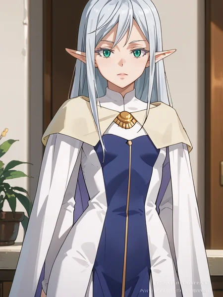 score_9, score_8_up, score_7_up, score_6_up, score_5_up, score_4_up, source_anime, <lora:StS_PonyXL_Detail_Slider_v1.4_iteration_3:3.5>,cinematic shadow, character focus, detailed skins, soft skins, (cowboy shot:1.4), perfect curvy small breasts,dynamic pose, <lora:Elmesia_El-Ru_Sarion:1>,elmesia, pointy ears,aqua eyes, bangs,long silver hair,alternate costume, white capelet, long sleeves dress,jewelry,dress,bridal gauntlets