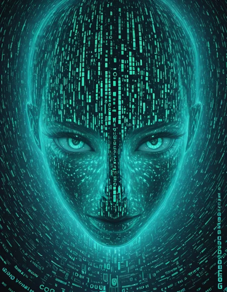 Glitchcore Art Style, detailed, mmatrix-style, silhouette, code, text focus, glitch, digital dissolve, dynamic, dramatic, distorted, vibrant colors, glitchcore art style