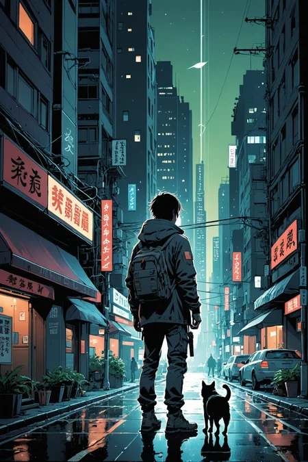 by Tsutomu Nihei and Dan Mumford in the style of Pascale Campion
<lora:more_art:0.30> <lora:midjourney:-0.15> <lora:RMSDXL_Enhance:0.50> <lora:RMSDXL_Creative:0.50> <lora:RMSDXL_Photo:0.50> <lora:RMSDXL_Darkness_Cinema:0.50> <lora:clothing_slider:2.00> <lora:great_lighting:1.50> <lora:aesthetic:1.50> <lora:photorealistic_portrait:1.50> <lora:extremely_detailed:1.50> <lora:dpo:0.25>
