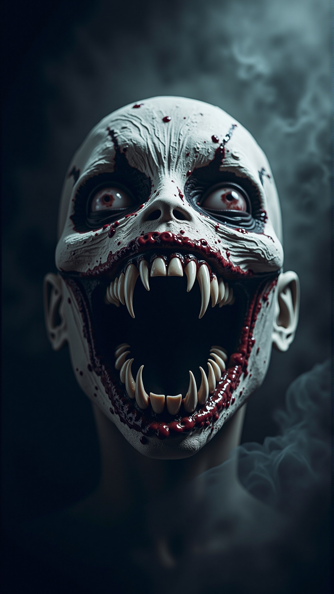 a photorealistic dark horror atmospheric incisors Lute <lora:DarkmosphericFlux:0.65> professional studio photography