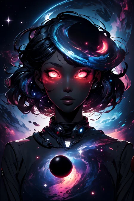 (astronaut:1.1), 
masterpiece, best quality,
void, (black hole:1.2), 
<lora:more_details:0.3>
 <lora:Cosmic anime-oil fusion v2:0.3> 
<lora:AnimeVibesV3:0.25> animevibes, 
<lora:3DMM_V11:0.45> 3DMM 
<lora:midjourney_20230624181825:0.25> midjourney ,
 <lora:LAS:0.2> colorful, nebula, 
<lora:msw_locon-t2:0.4>
 <lora:wuxia2:0.35> gu  ,
 <lora:Glitching:0.75> glitching 
<lora:CelestialSkin-20_1.2+kionantArtistStyle_v10_0.6:0.4> dark celestialskin body, void cosmic body, colored skin, flat color, jet black skin, silhouette, shiny, shiny hair, shiny skin, shiny clothes