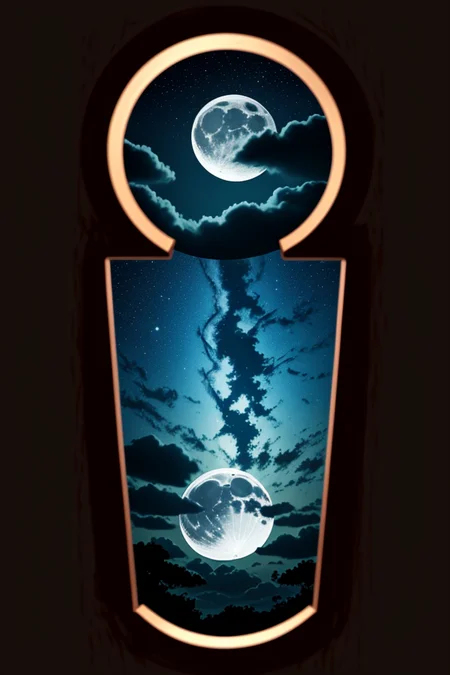 <lora:Keyhole_Art-10:0.85> keyhole_art, sky, night, star \(sky\), moon,<lora:LCM_SD15:1.0>