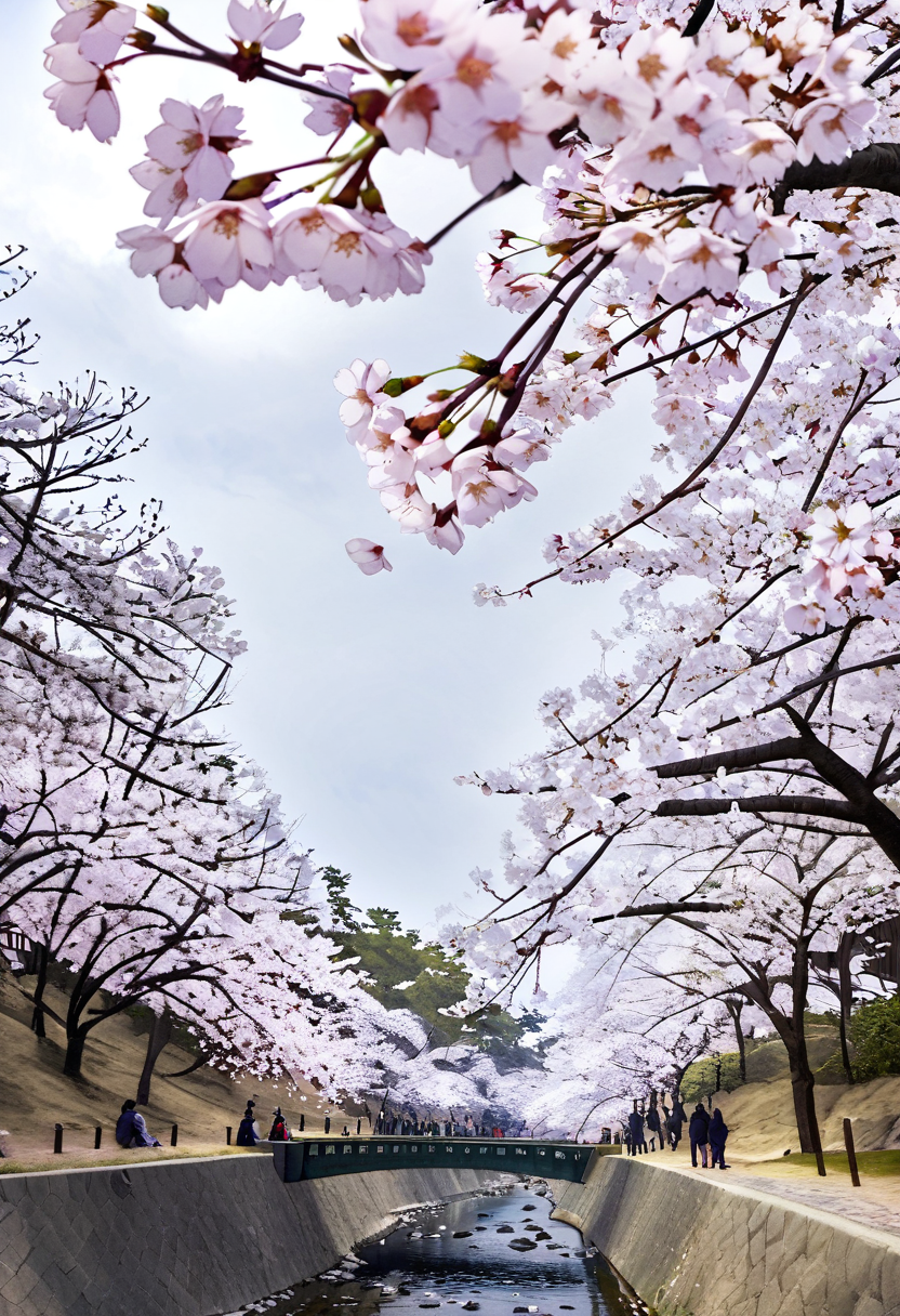 masterpiece, best quality, very aesthetic, absurdres,
syukugawa, outdoors, tree, cherry blossoms, scenery, day, sky, cloudy sky, photo background
 <lora:syukugawa_SDXL_V1:1>