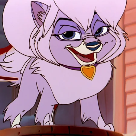 ((((dixiefrbalto)))), two tone fur, dog, purple fur, body fur, blue eyes, ((((((front view)))))), (((looking at viewer))), ((smug)), (((eyelashes))), (((no neckwear except (((pink))) heart necklace))), tough, solo, happy, smiling, flirty, (((feral))), quadruped, (((standing tall))), four paws, ((((((full body view)))))), standing confidently, (((smirk))), sneer, (((open eyes))), (((open mouth))), sassy, head held high, long shot