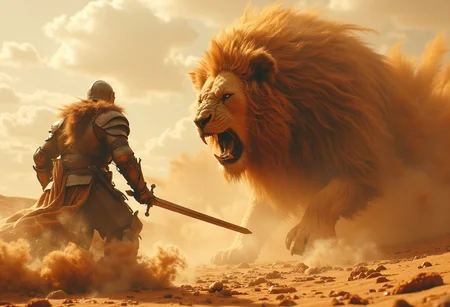 very dark focused flash photo, amazing quality, masterpiece, best quality, hyper detailed, ultra detailed, UHD, perfect anatomy, portrait, dof, hyper-realism, majestic, awesome, inspiring,Capture the thrilling showdown between the ancient mummy and the colossal sand boss in an epic battle amidst swirling dust and desert sands. Embrace the action and chaos as these formidable forces clash in the heart of the dunes. cinematic composition, soft shadows, national geographic style