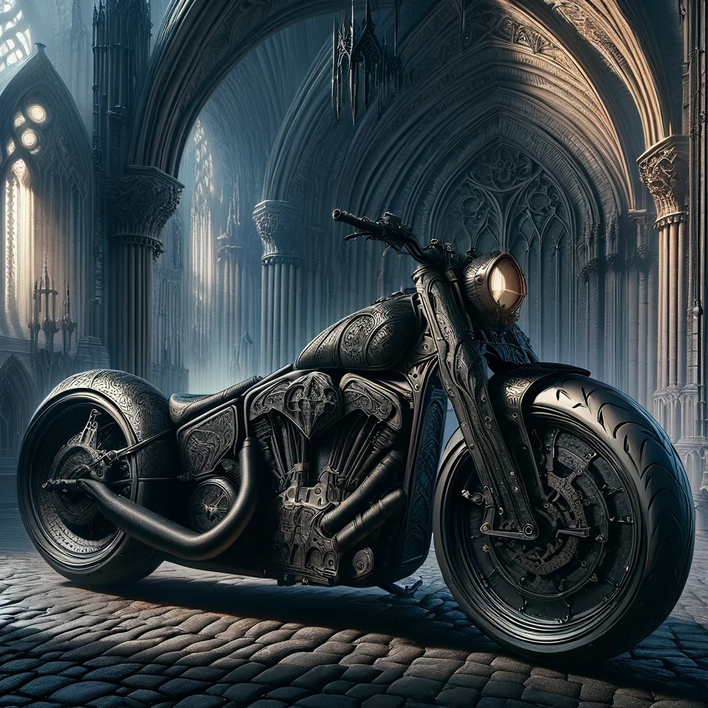 masterpiece,high resolution,detailed,
gothicstyle, motorcycle, ground vehicle, no humans, motor vehicle, church, arch, scenery, architecture, pillar
, <lora:Ghotic_haunted_world:0.8>