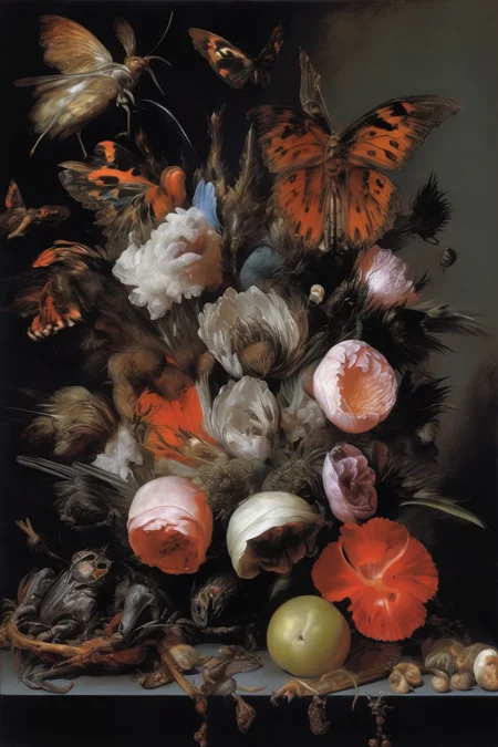 <lora:Willem van Aelst Style:1>Willem van Aelst Style - artwork