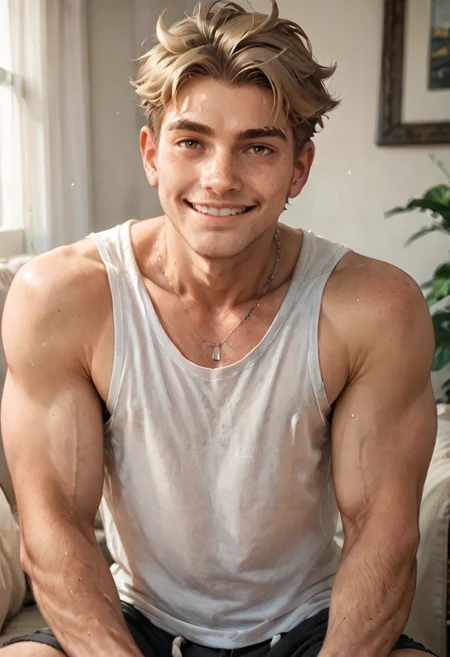 score_9,score_8_up, <lora:AdamWill-000003:0.6>,male focus,solo,twink,smile,looking at viewer,adam will,orange eyes,