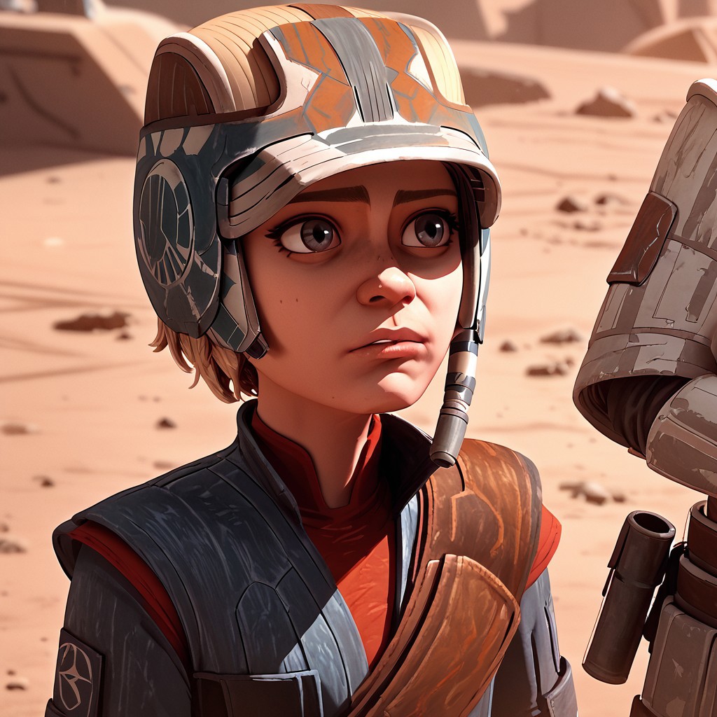 score_9, score_8_up, score_7_up, score_6_up, score_5_up, score_4_up, 1girl, OmegBa, short hair, blond hair, star wars, helmet, star wars