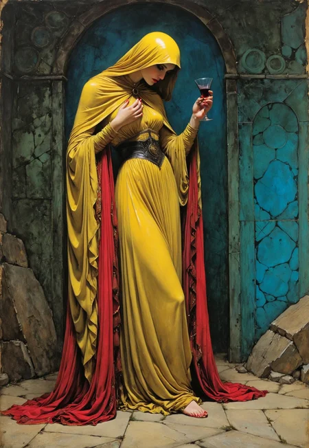 classic figure study, STYLE: "A fusion of Raimundo de Madrazo y Garreta + Moebius modern art ink drawing beautiful detailed mysterious ominous." :: Diabolical Malevolent Encaustic, faerie, Haenreates, Lovering, colour neurographic alcohol inks, wadim kashin, Pino Daeni, Zdzisław Beksiński,
The golden ratio and geometric principles guide element placement, ensuring harmony and order.