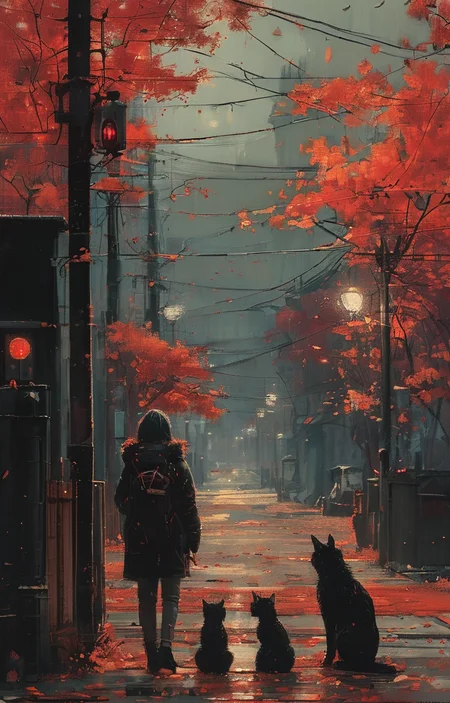 masterpiece,best quality,<lora:tbh326-sdxl:0.9>,illustration,style of Alena Aenami portrait of family
