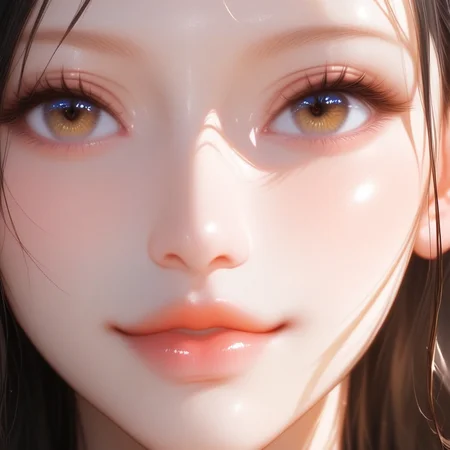 SemiReal, close up detail, woman, beautiful face