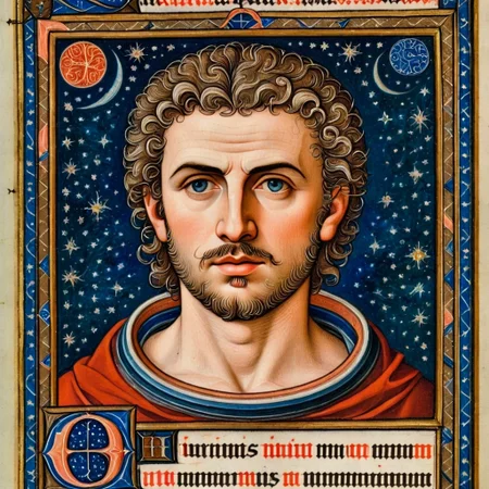 pam-mdvl portrait of a man, space background, rectangular frame, texta,highly detailed, dynamic, masterpiece,intricate,hdr