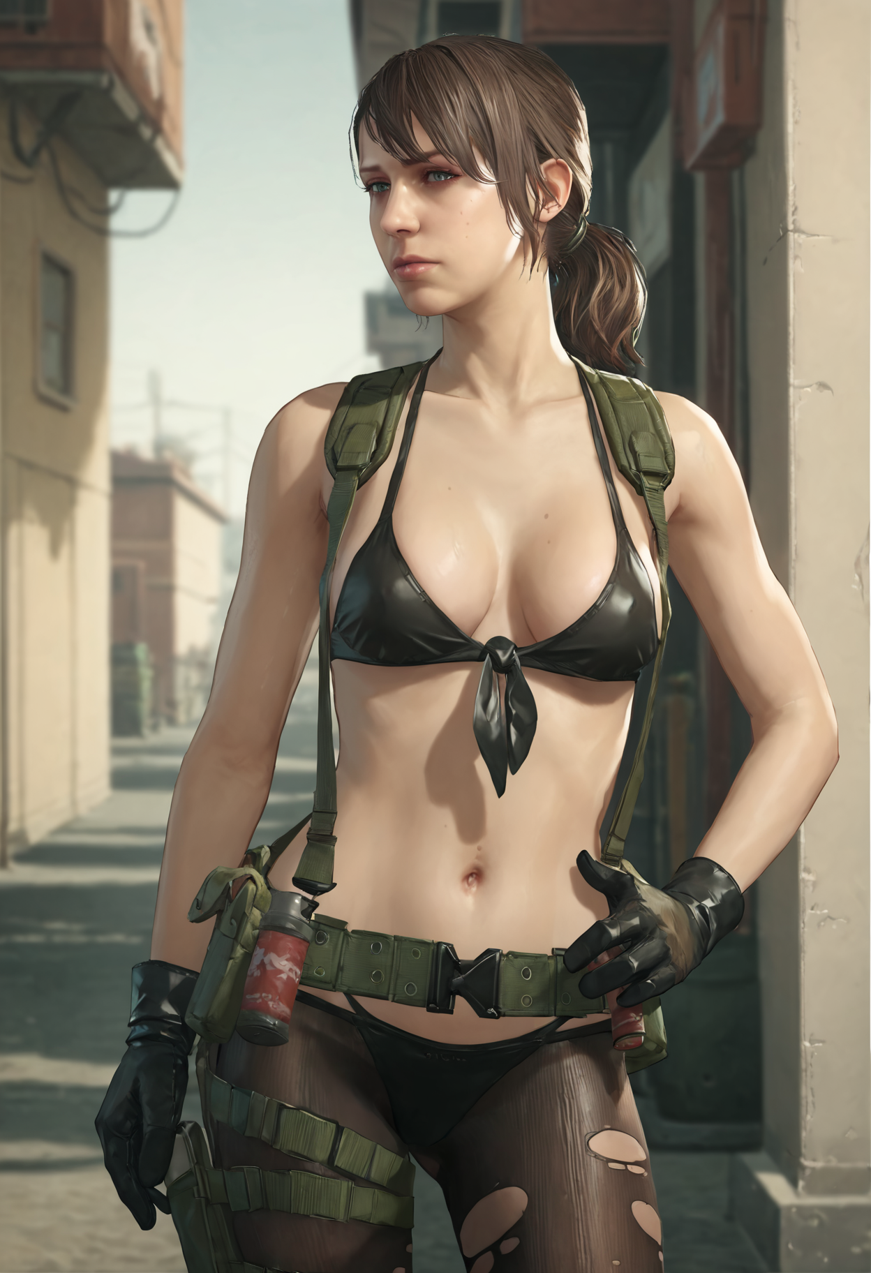 score_9, score_8_up, score_7_up,  1girl, quiet_mgsv, <lora:quiet_msgv_pony:0.7>