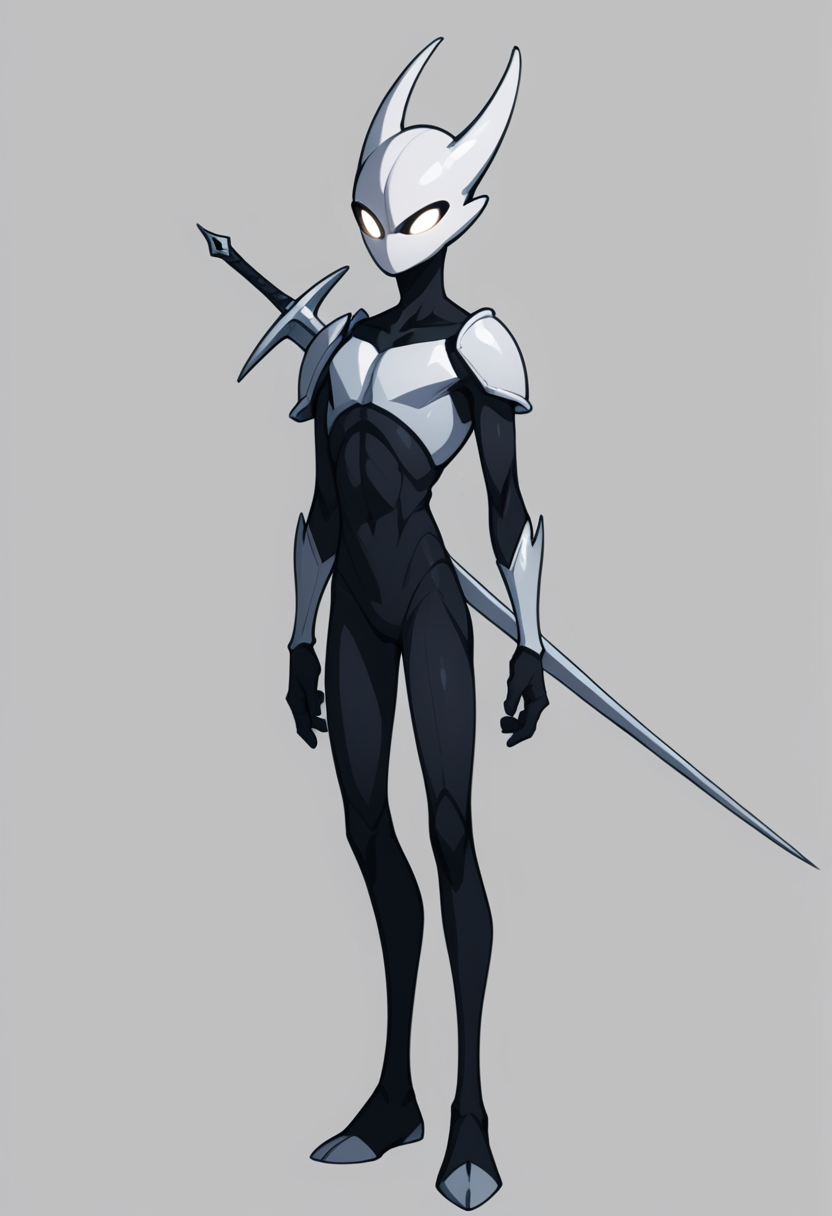 score_9, score_8_up, score_7_up, score_6_up, score_5_up, score_4_up,
1boy, BC-1, grey_background, simple_background, solo, standing, fullbody, a character portrait, BC-1 helmet,  <lora:BC-1_V2_r1:0.8> [[[[hollow knight style]]]]