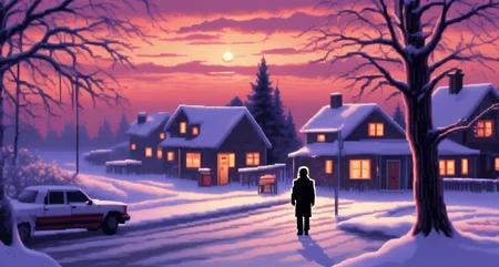 <lora:Lucasarts Artstyle - (Trigger is lcas artstyle):1> lcas artstyle,, "Where the light never goes out and the streets are always bright. " cinematic, dark, night, ambient., person in a unique situation ( A musical concert environment). Highly detailed photography. Volumetric lighting., person in a unique situation ( A place with everything made of wood with a little old paint peeling off and lots of ingrown tribal details). Highly detailed photography. Volumetric lighting., person in a unique situation ( A scene all frozen and full of snow with stalactites). Highly detailed photography. Volumetric lighting., person in a unique situation ( A place battered by time and natural disasters). Highly detailed photography. Volumetric lighting.,
