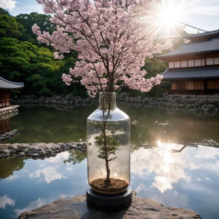 masterpiece, 8k, realistic, award winning photo of Style-Japan2, bloom, lens flare