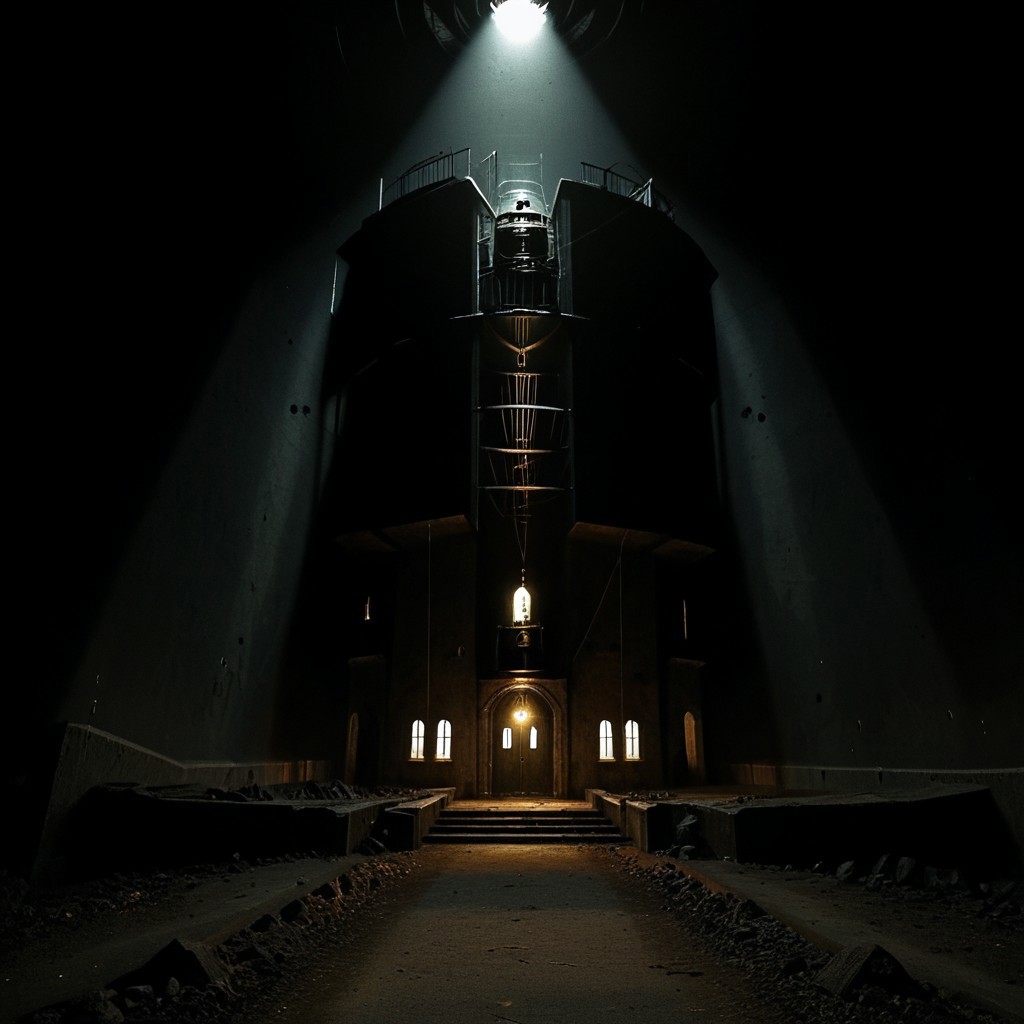 apollo capsule found in an abandoned museum, nighttime, dslr photo with flash on, smithsonian, flash on, dark background, screenshot from an urban exploration video, smithsonian air and space museum, (((Hl2_Ca)))