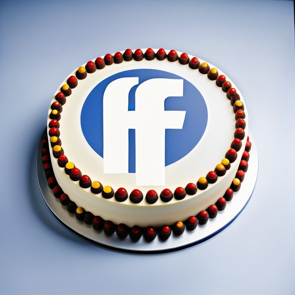 masterpiece, best quality, masterpiece, best quality, 8K, high quality,
What would Facebook look like if it were a cake,
logo shaped cake, chocolate, fruitcake, white chocolate, dark chocolate, facebook cake, (facebook),  (facebook logo), cake, birthday cake, logo cake, pastry, dessert, logo shaped dessert, logo shaped pastry, delicious cake, wonderful cake, perfect cake, delicious dessert, wonderful dessert, perfect dessert,