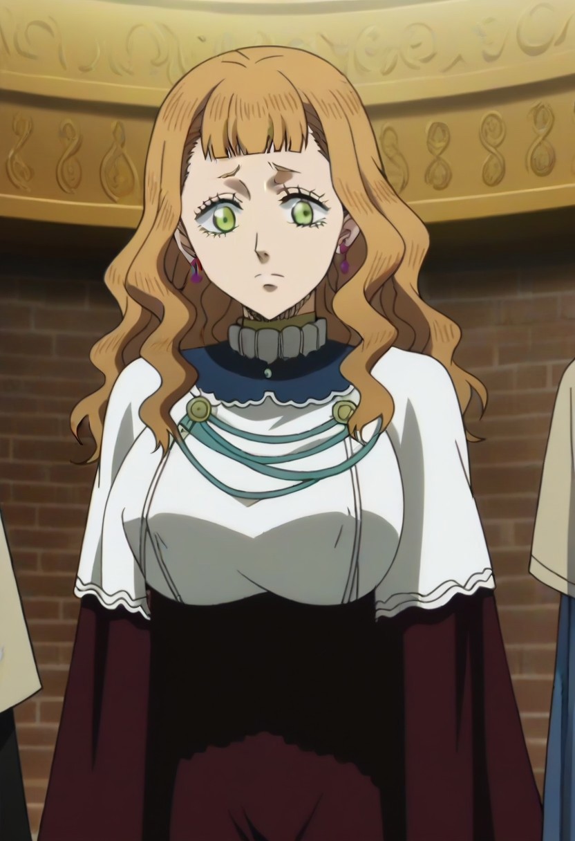 source_anime, masterpiece, best quality, detailed background, anime screencap, Black Clover anime style, <lora:Mimosa_Vermillion:.8>Long hair, wavy hair, blunt bangs, green eyes, earings, jewelry, outfit 1 ,,,,,,,,,,,,,,,,,anime coloring, anime screencap, 1girl,Solo ,, anime,PUFFY nipple,huge breasts,,,official art, Uncensored ,Unedited ,,,,,,,,,,,,,,