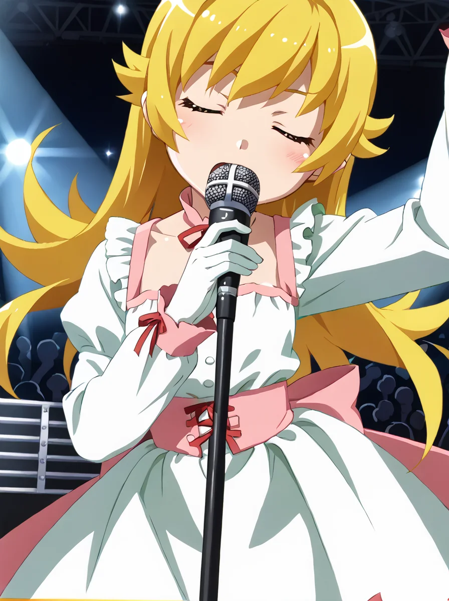 detailed background, shiny skin, posing, rating safe,
<lora:watanabe.pony:1>,
watanabe, shinobu,
wide hips,
idol costume,
dress, long sleeves, gloves, frill, lace,
pov,
stage, microphone stand, singing, closed eyes, hand on chest, stretching arm,