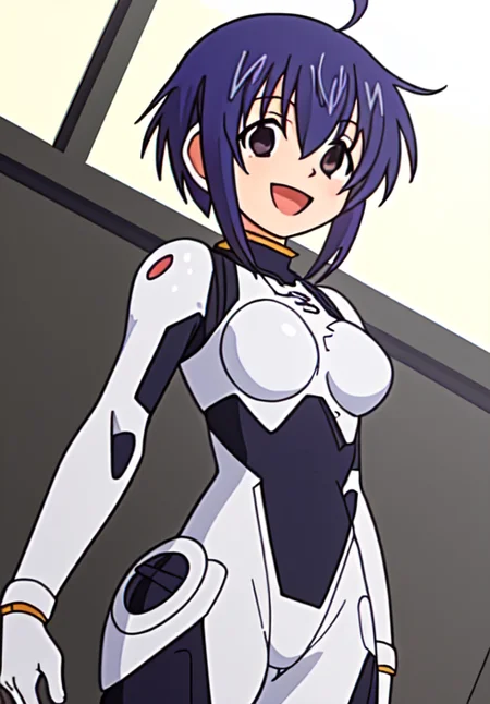 <lora:UQHolder:0.6>,Nodoka_Miyazaki,solo, happy, bodysuit