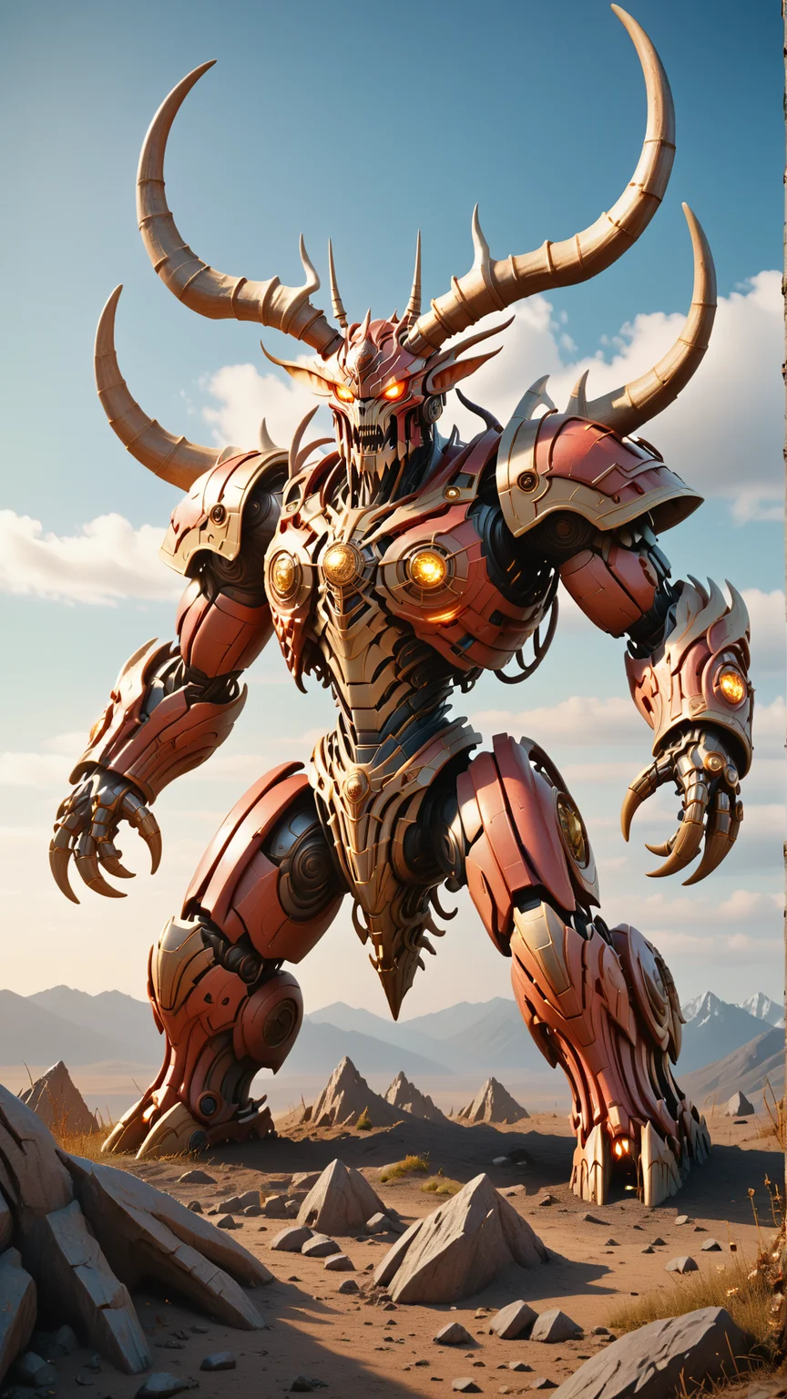 <lora:HornyfierPDXL:1>Hornyfier mech, (Masterpiece:1.3) (best quality:1.2) (high quality:1.1)