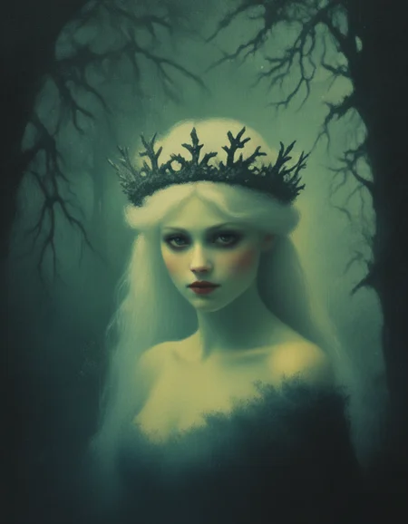 novuschroma style snow queen in a creepy forest <lora:107_novuschroma_1:1>, <lora:sdxl_lightning_8step_lora:1>