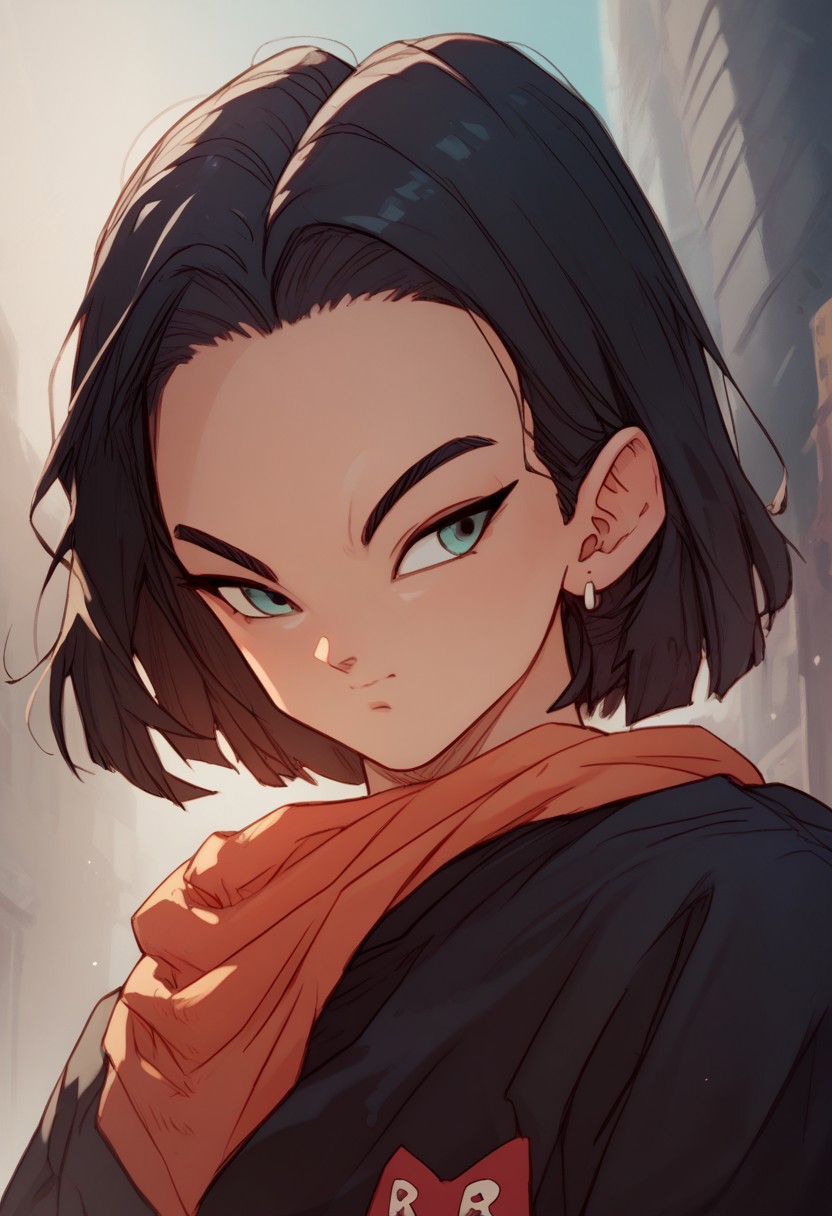 (Xc17x:1.0),( score_9,score_8_up, score_7_up:1.4), source_anime, in city , portrait, looking for a viewer,  extremely detailed,