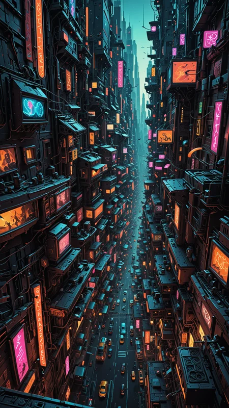 dynamic angle, masterpiece, award winning picture, Fantasy view over a neon city, futuristic background, hyper detailed, intricate, neon poster, epic, ultra detail, intricate details, UHD, <lora:3D_Framed_Wall_Art_-_By_DICE:1> <lora:Dices_real_style_cartoon:1>