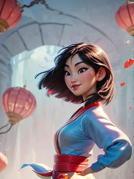 mulan in hanfu, sakura
score_9, score_8_up, score_8, volumetric lighting,  <lora:princess_pony_v1:1> <lora:add-detail-xl:0.7>