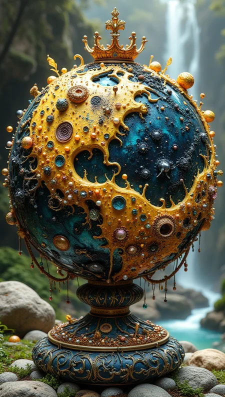 masterpiece, 4k, 8k, sharp, a intricate representation of a planet made of mantaray. There are pearl that are yellow and embedded inside of the crown, the light is cinematic during day in a pleasant nature setting.
detailmaximizer, Midjourney_Whisper <lora:[Flux1]_flux_vividizer:0.3> <lora:[Flux1]_scenery_lora_comfy_converted:0.2> <lora:[Flux1]_Opal_Fantasy_Flux:0.5> <lora:[Flux1]_aidmaPsychadelicChaosWorld-FLUX-v0.1:0.3> <lora:[Flux1]_aidmaImageUpgrader-FLUX-V0.1:0.1> <lora:[Flux1]_midjourney_whisper_flux_lora_v01:0.1>