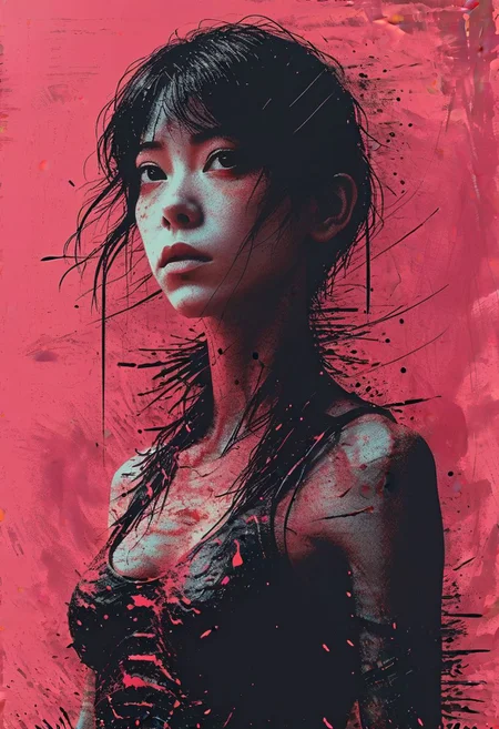 (poster:1.3), (horror Life form, body snatcher, multiple mouthed creature of darkness, and somehow there's an angelic face:1.4), (Life in an incubator, plants growing alongside human flesh, ants in hair, dirt bed), long-shot, far-off, very-person octane, 8k, 8mm depth of focus, (low perspective:1.6), high-end scattering colors. 8k, Cinematic Render, (Professional Face:1.1) Fantastical mood, Unreal engines inside a frame after with many dead  blood on them, With, photoshop in order for artstation, cinematic and Cinema, Dark kimura artstyle on render hyper-out characters on floors UHD lifelike, 4k hyperdetailed, octane cinema4k render and skin frame cyberpunk, hypermaximalist, directed by Reilerealistic 8k render photorealistic level quality perfect resolution, 8k texture, volumetric hazy dark fantasy digital composition art, cinema National Geo coherency, CGSociety   sharp focus ambient, post processing Wires glitchcore texture, intricate
<lora:MercuryXL:0.3> <lora:DrippingXL:0.3>