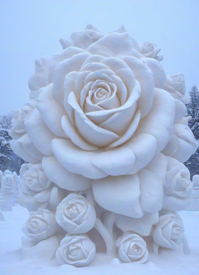 <lora:PE_SnowSculpture:0.8 >  PESnowSculpture,Snowsculpture,
beautiful rose,
masterpiece, high resolution, octance 4k, high detail,
