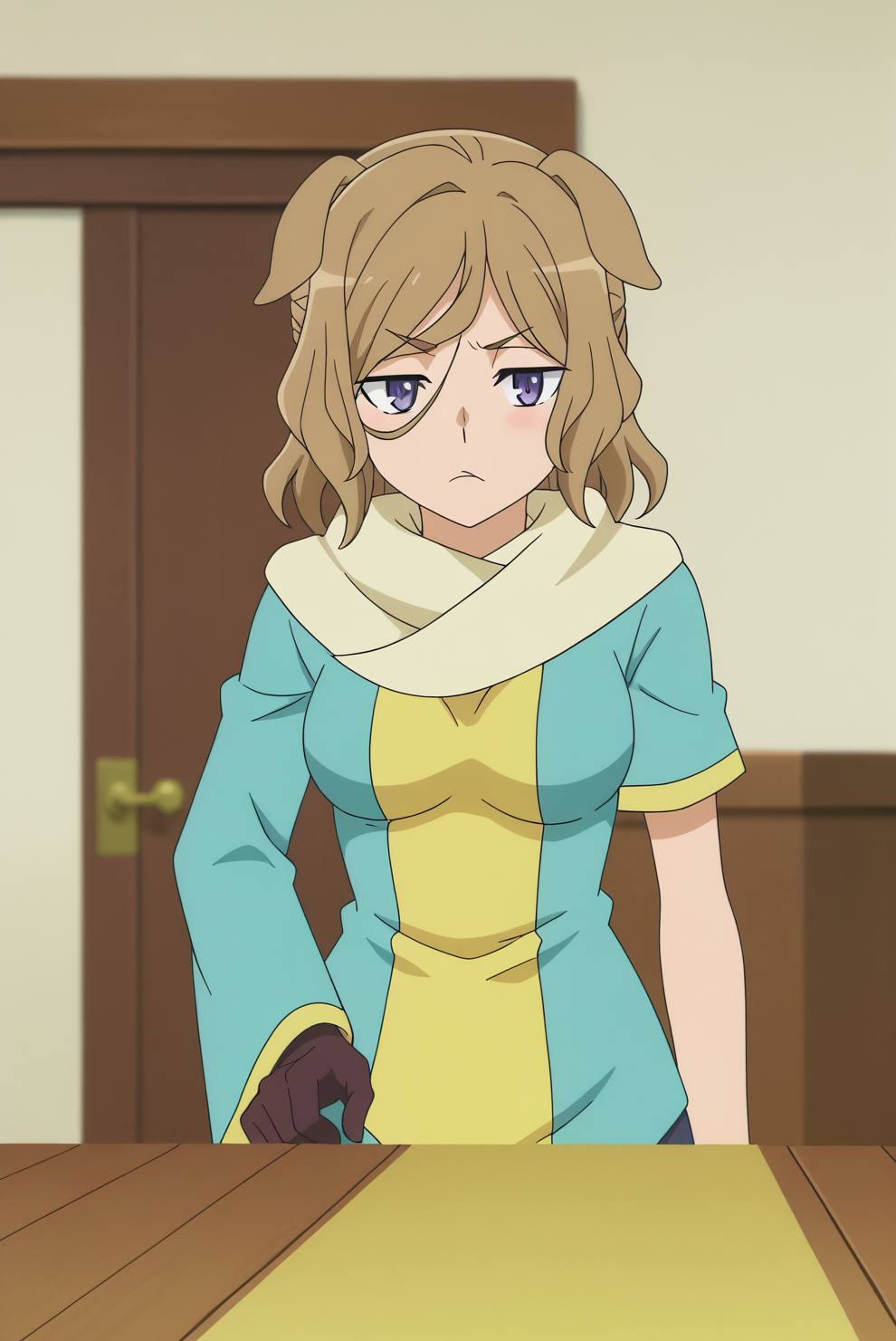 Naza Ersuisu, anime screencap <lora:Danmachi-Naza_Ersuisu-PDXL:0.8>