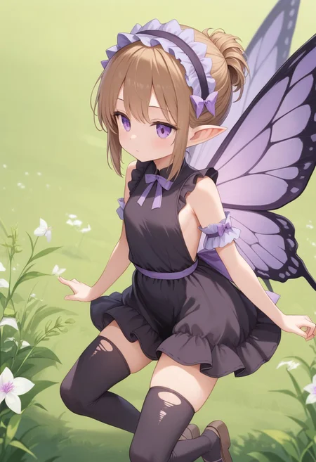 score_9, SnowdropChan, flowerfield