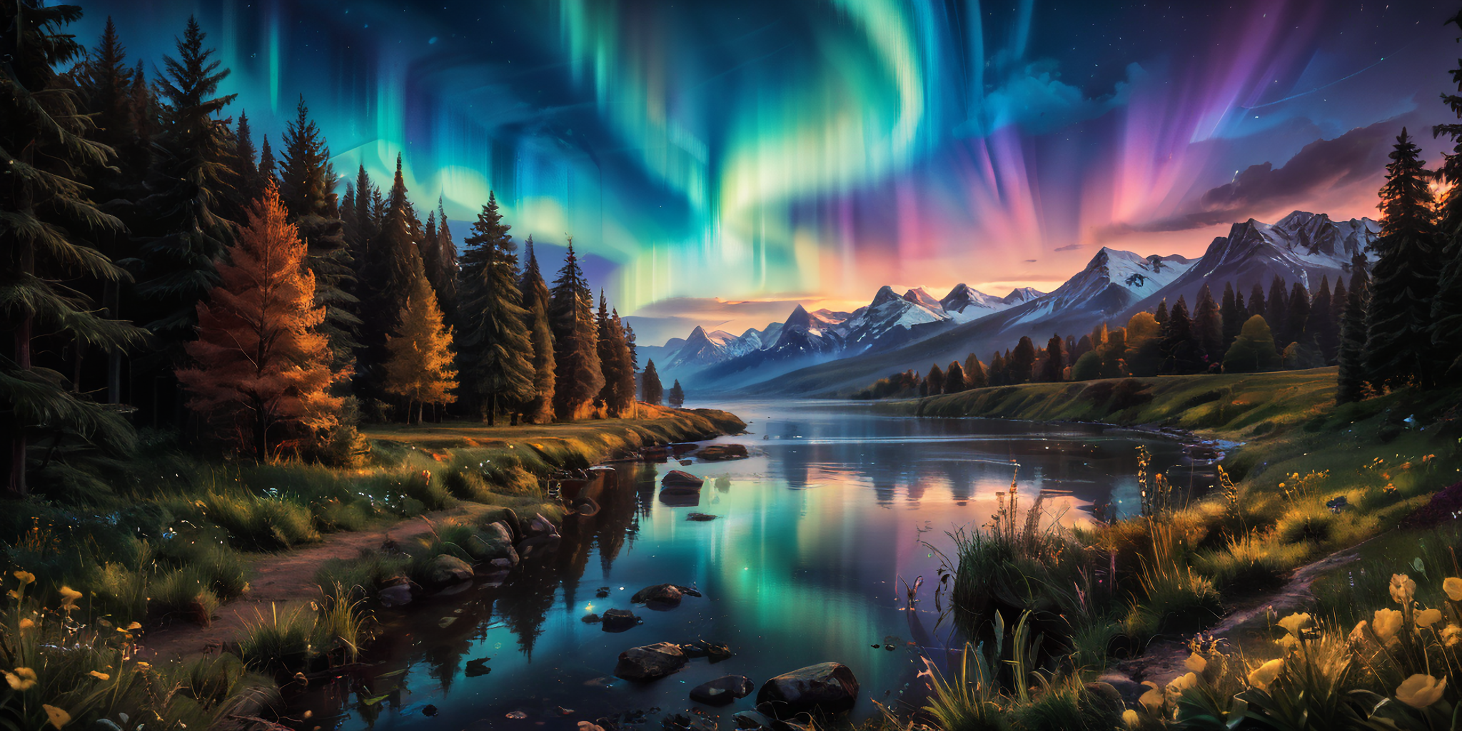 scenic view over ht sky, (aurora borealis:1.2), (A countryside landscape with rolling hills, wildflowers,), (high resolution photograph:1.22), p3<lora:sdxl\add-detail-xl.safetensors:0.87:0.32> <lora:sdxl\incase_style_v3-1_ponyxl_ilff.safetensors:0.941:0.25> <lora:sdxl\pony-realism-22-nsfw-photo.safetensors:0.88:0.23> score_9, score_8_up, score_7_up, BREAK, realistic, photo, photorealistic, {nsfwupscaler,|}p3,s6,,