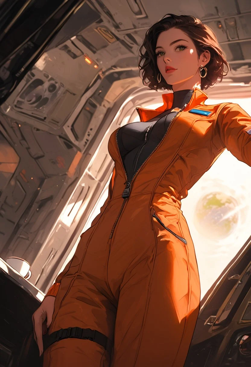 masterpiece,best quality, highly detailed, score_9, score_8_up, score_7_up, score_6_up, source_cartoon,
BREAK
1milf, space trucker, (zero-g breasts), jumpsuit (unzipped)
BREAK
floating in cockpit, from below, alien porn holograms, asteroid collision warning, coffee globules
BREAK
dynamic light, warm_light, vibrant colors warm_colors, soft focus, high contrast, textured surfaces, depth of field, golden hour lighting, dramatic shadows, rich details, nature-inspired color palette, playful composition.
,dynamic angle,dynamic light,background,
