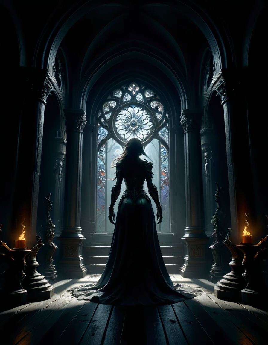 masterpiece, 8k resolution, dark fantasy concept art, by Greg Rutkowski, dynamic lighting, hyperdetailed, intricately detailed, Splash screen art, trending on Artstation, deep color, Unreal Engine, volumetric lighting, Alphonse Mucha, Jordan Grimmer <lora:ral-chrosc-bw:1> ral-chrosc-bw