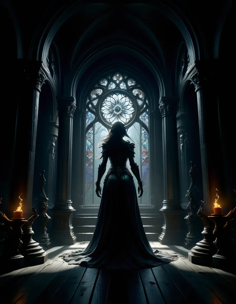 masterpiece, 8k resolution, dark fantasy concept art, by Greg Rutkowski, dynamic lighting, hyperdetailed, intricately detailed, Splash screen art, trending on Artstation, deep color, Unreal Engine, volumetric lighting, Alphonse Mucha, Jordan Grimmer <lora:ral-chrosc-bw:1> ral-chrosc-bw