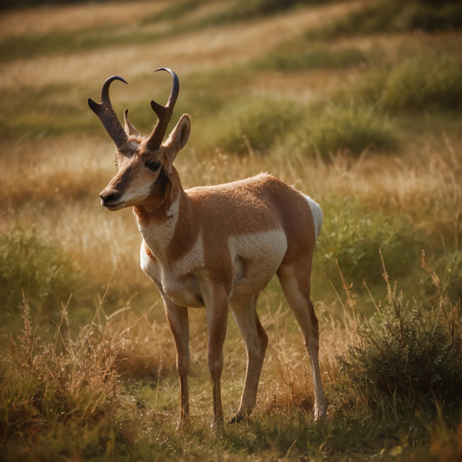 score_9, score_8_up, score_7_up, high resolution, ultra-detailed, absurdres, source_photo, pr0ngh0rn, feral, no humans, animal focus, realistic, animal, blurry, grass, blurry background, horns, outdoors   <lora:PronghornV1PONY:1>