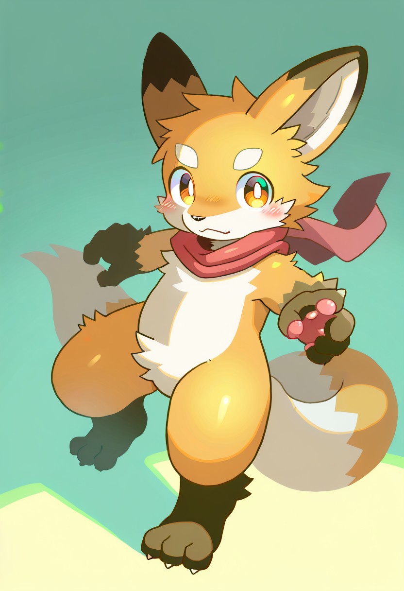 take_fuji_kitsune, 1boy, solo, furry, cute, kemono, masterpiece, best quality, very awa, very aesthetic, absurdres, looking at viewer