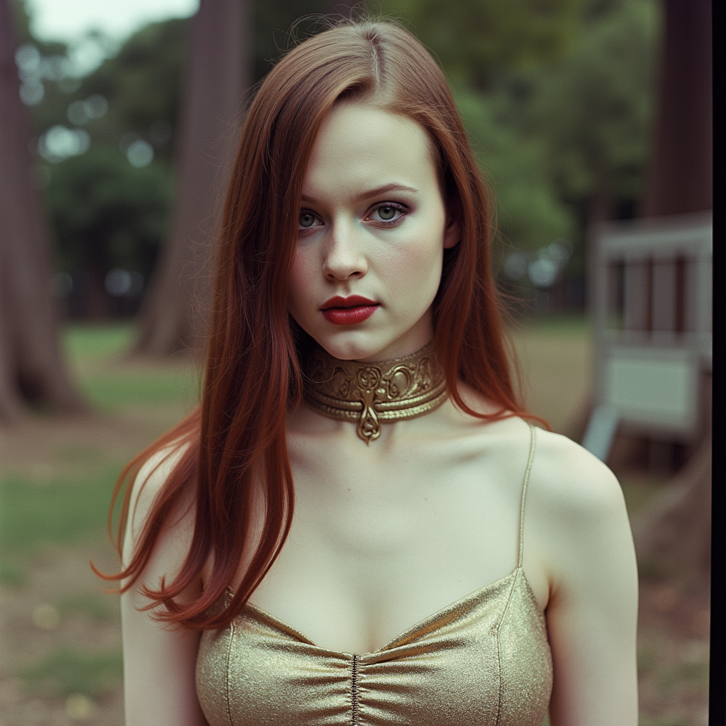 Faded Polaroid Photo, analog film photo gothic style captured with a Leica M6, flash photography enhanced with retro grain, a beautiful young woman wearing a beautiful high neck dress in a zoo, an old portrait , 1960s feel, posing dynamic, slight smile,  analog photo   <lora:Thorabirchv2x2:1> th0r4b . dark, mysterious, haunting, dramatic, ornate, detailed . faded film, desaturated, 35mm photo, grainy, vignette, vintage, Kodachrome, Lomography, stained, highly detailed, found footage, analog, old faded photo, old polaroid, RAW candid cinema, 16mm, color graded portra 400 film, remarkable color, ultra realistic, textured skin, remarkable detailed pupils, realistic dull skin noise, visible skin detail, skin fuzz, dry skin, shot with cinematic camera