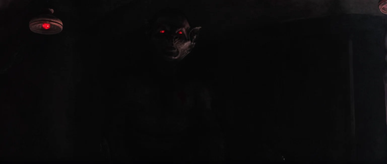 Horror-themed, <lora:Vampire Bat:1>
Set in 19th-century England and Romania, Vampire Bat a vampire bat is sitting in a dark room full covered in shadow with glowing red eyes,1girl,solo,red eyes,glowing,glowing eyes,silhouette,dark,horror (theme),darkness , Horror themed, dark themed, Bram Stoker's Dracula 1992 film style, Eerie, unsettling, dark, spooky, suspenseful, grim, highly detailed