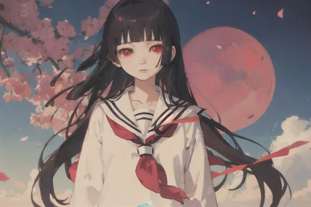 enma_ai 1girl, solo, school_uniform, sailor_collar, serafuku, white_sailor_collar, <lora:em_ai_v1-000008:1>