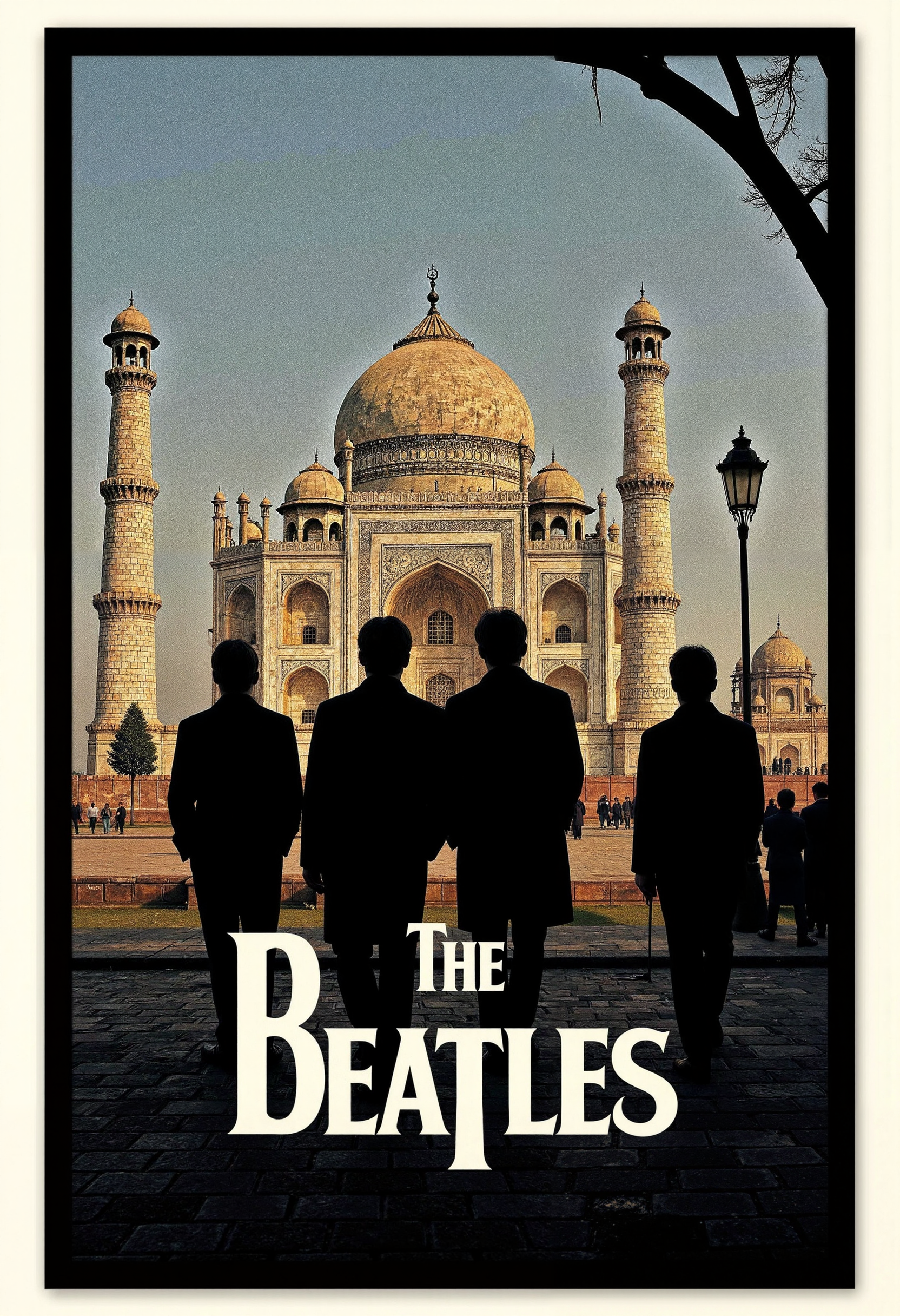 allposter, The beatles poster with taj mahal in background<lora:Flux.1_Turbo_Detailer.safetensors:0.75:0.75> <lora:FLUX_All_Posters.safetensors:0.7000000000000001:0.7000000000000001>