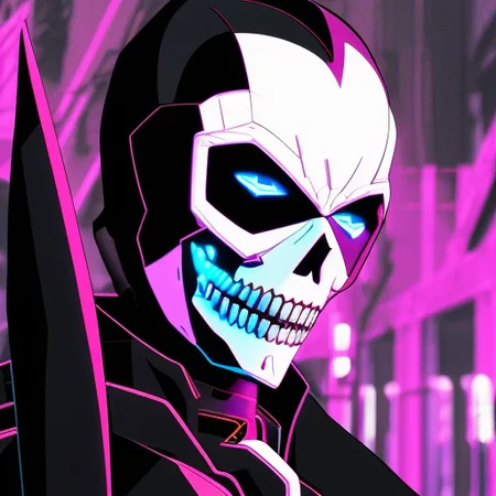 cyber, punk, skull, edgerunners-style-v2